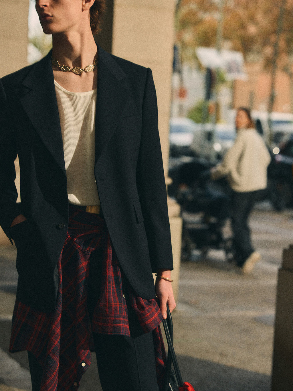 Tonywack - Wool Single-Breasted Tailored Jacket (Midnight) product image 10 | TRAB K-Fashion Australia