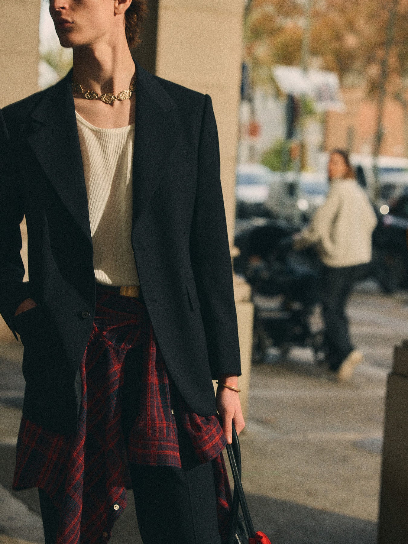 Tonywack - Wool Single-Breasted Tailored Jacket (Midnight) product image 10 | TRAB K-Fashion Australia