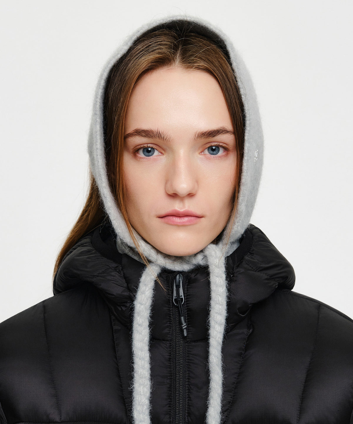 Marithe & Francois Girbaud - Circle Logo Knit Ear Flap (Gray) product image 6 | TRAB K-Fashion Australia