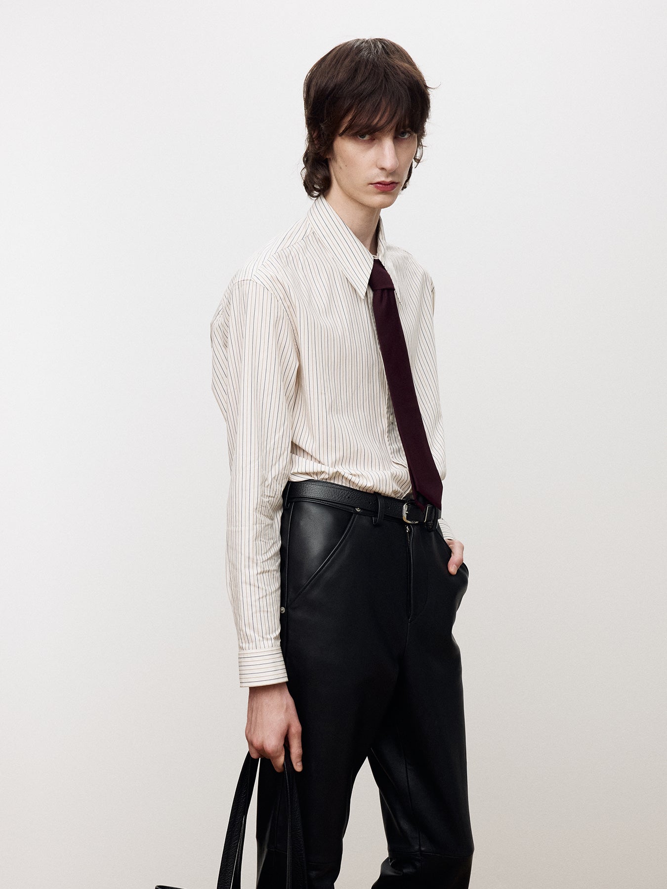 Tonywack - Brushed Cotton Multi Stripe Shirt (Ecru Multi Stripe) product image 4 | TRAB K-Fashion Australia