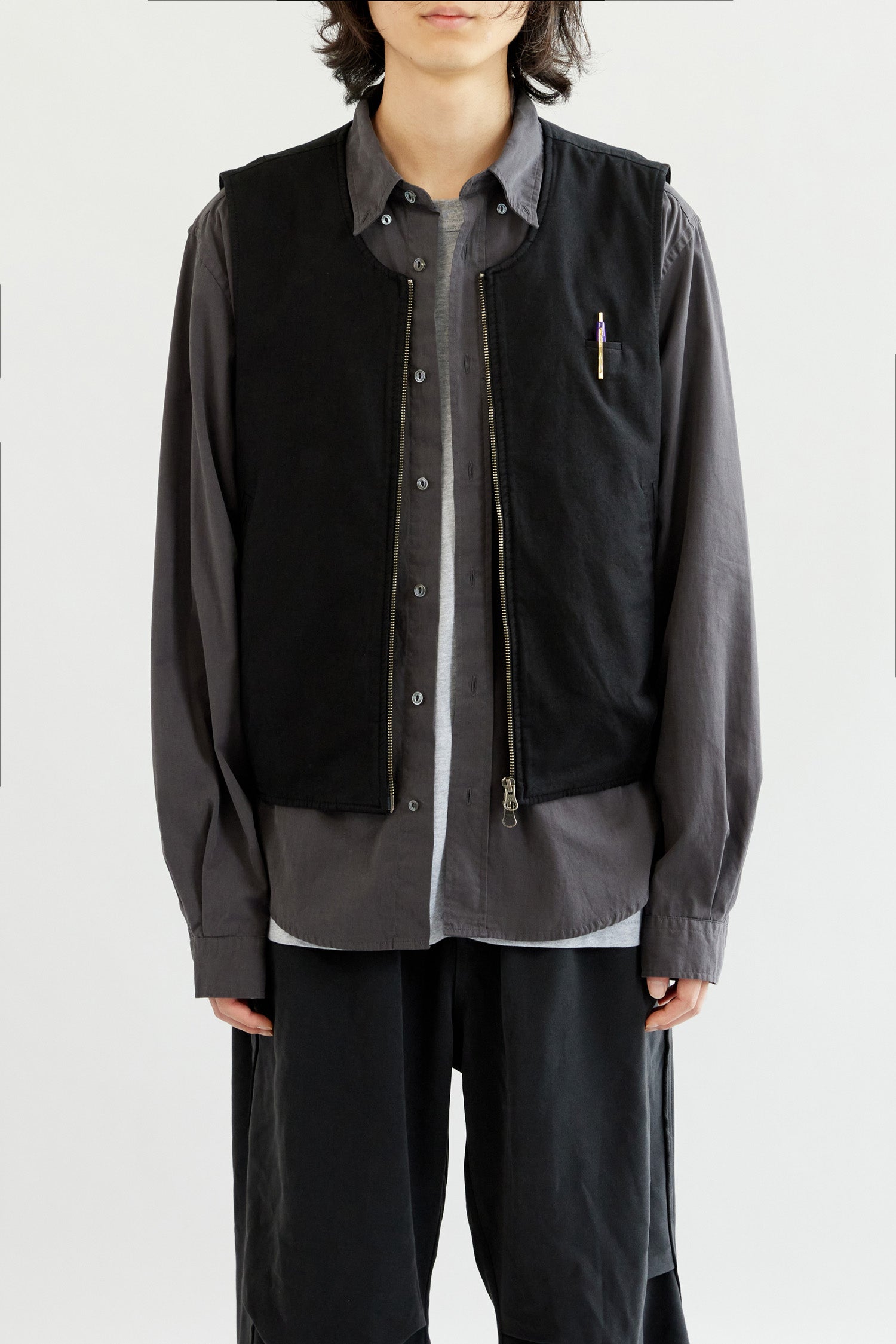 Hatchingroom - Layering Vest (Black) product image 7 | TRAB K-Fashion Australia