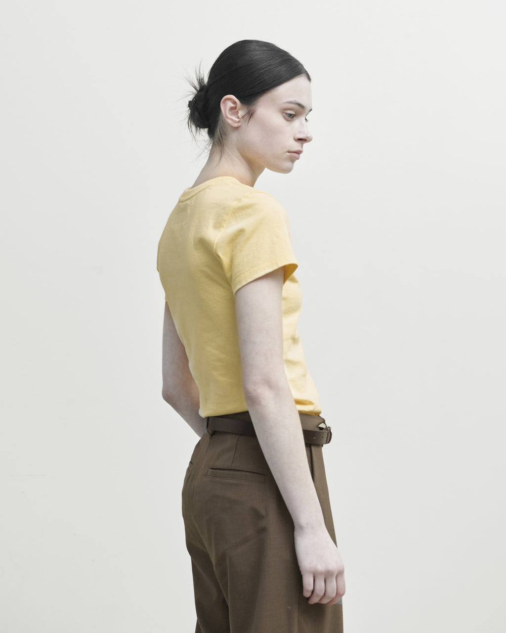 Brownyard - Essential T Shirt (Light Yellow) product image 2 | TRAB K-Fashion Australia