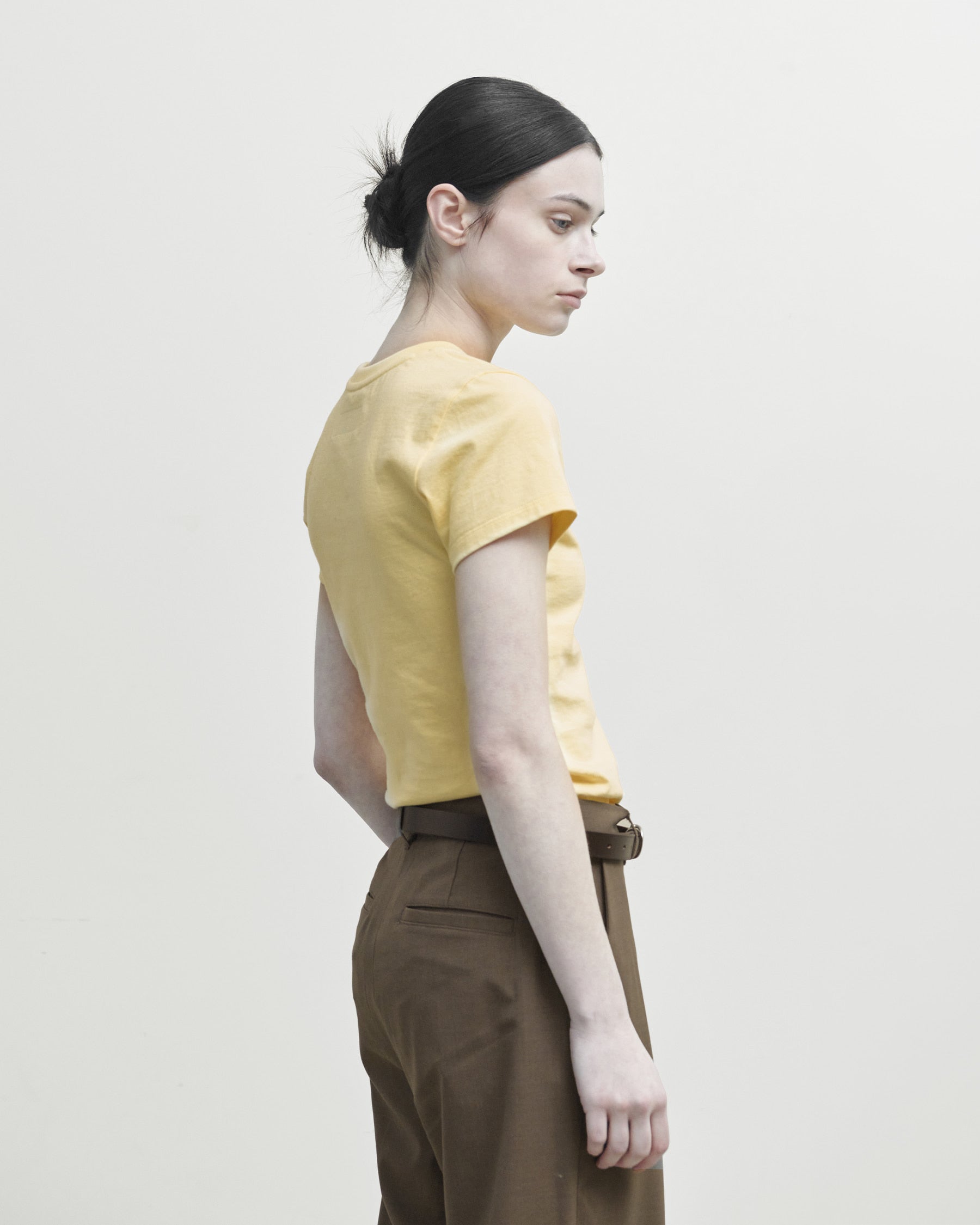 Brownyard - Essential T Shirt (Light Yellow) product image 2 | TRAB K-Fashion Australia