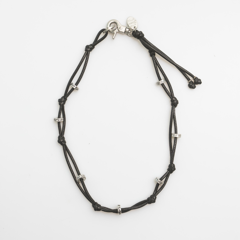 Towtow Archive - Monda Metal Cord Necklace (Black) product image 2 | TRAB K-Fashion Australia