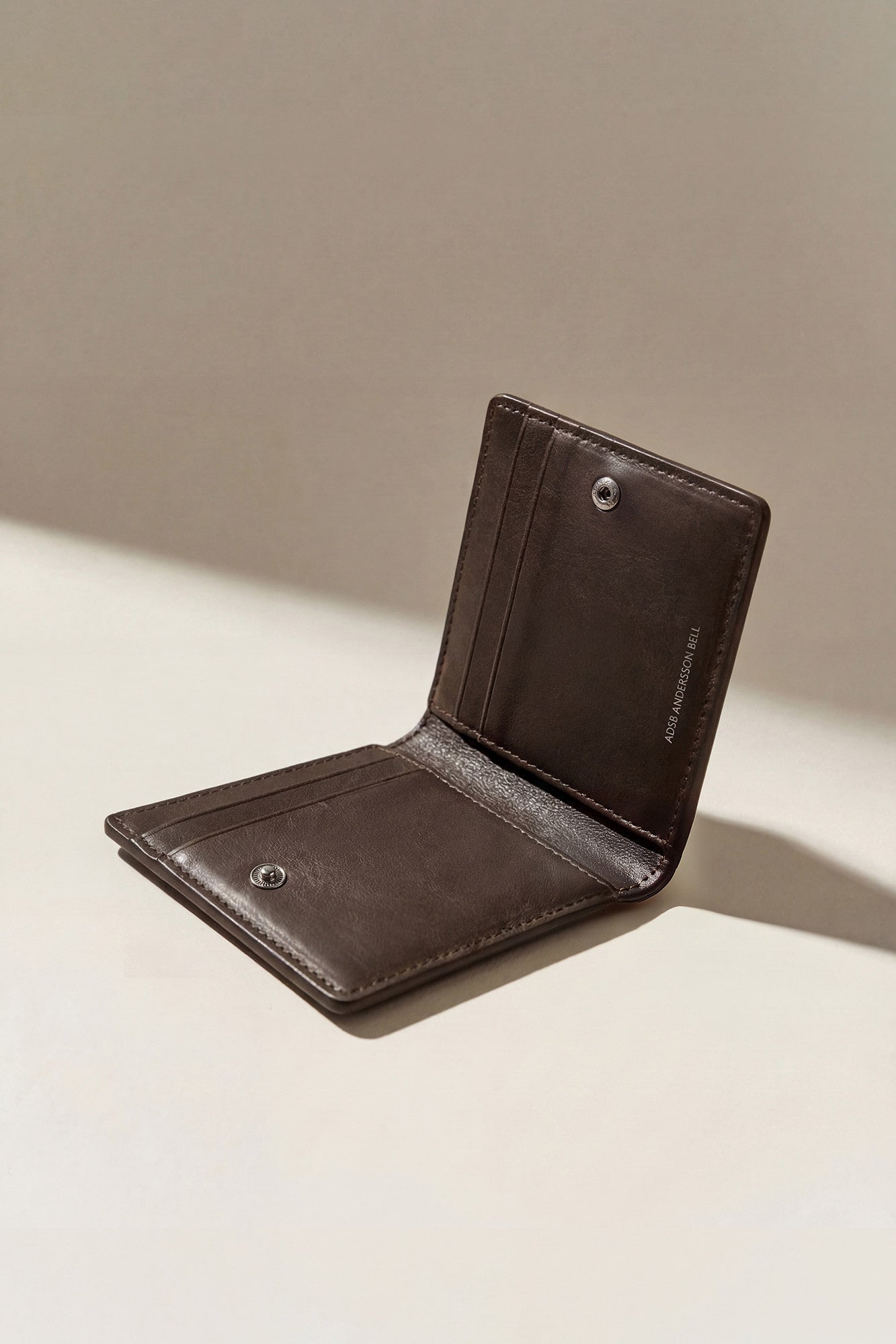 Andersson Bell - Brown Leather Zip Wallet (Brown) product image 3 | TRAB K-Fashion Australia