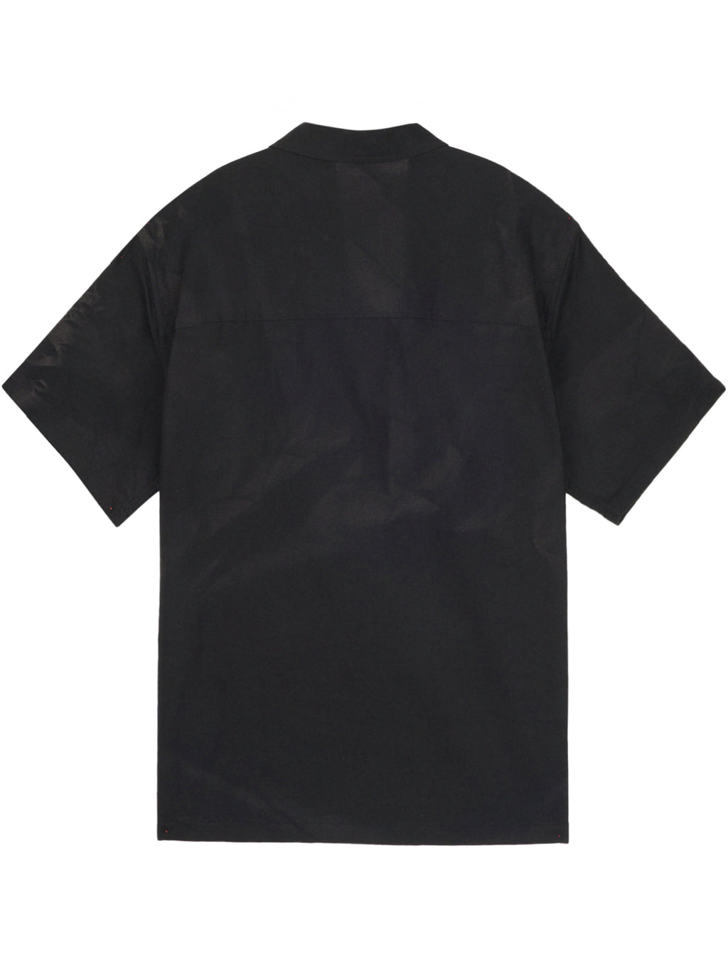 Jiyong Kim - Sun-Bleached Tailored Collar Half Sleeve Shirt (Black) product image 8 | TRAB K-Fashion Australia