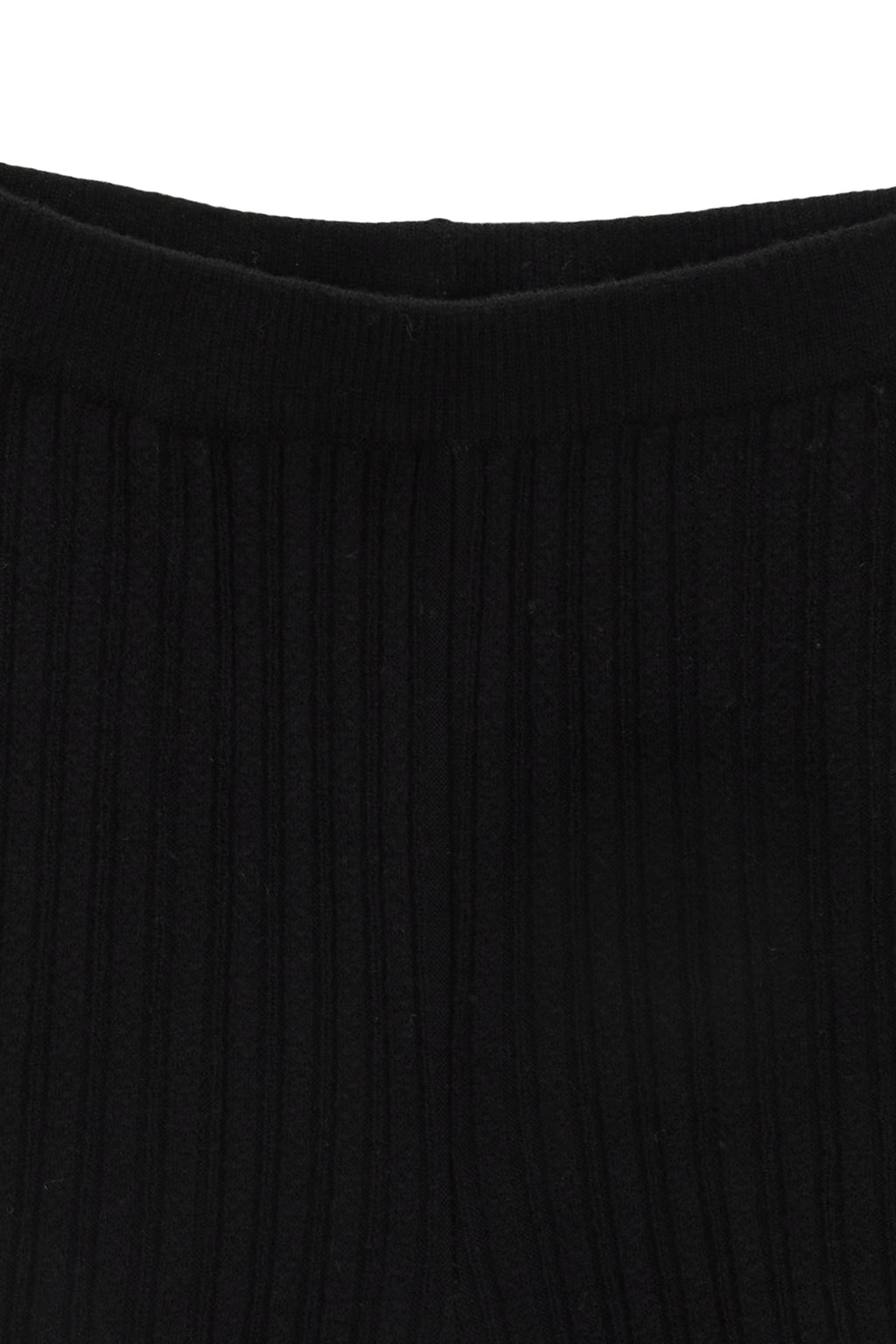 Matin Kim - Layered Knit Boots Cut Pants (Black) product image 4 | TRAB K-Fashion Australia