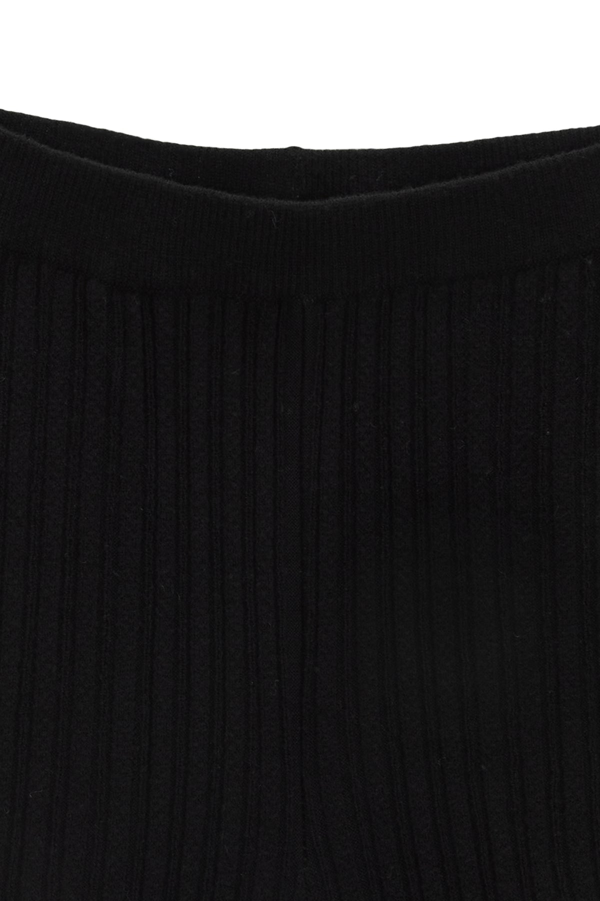 Matin Kim - Layered Knit Boots Cut Pants (Black) product image 4 | TRAB K-Fashion Australia