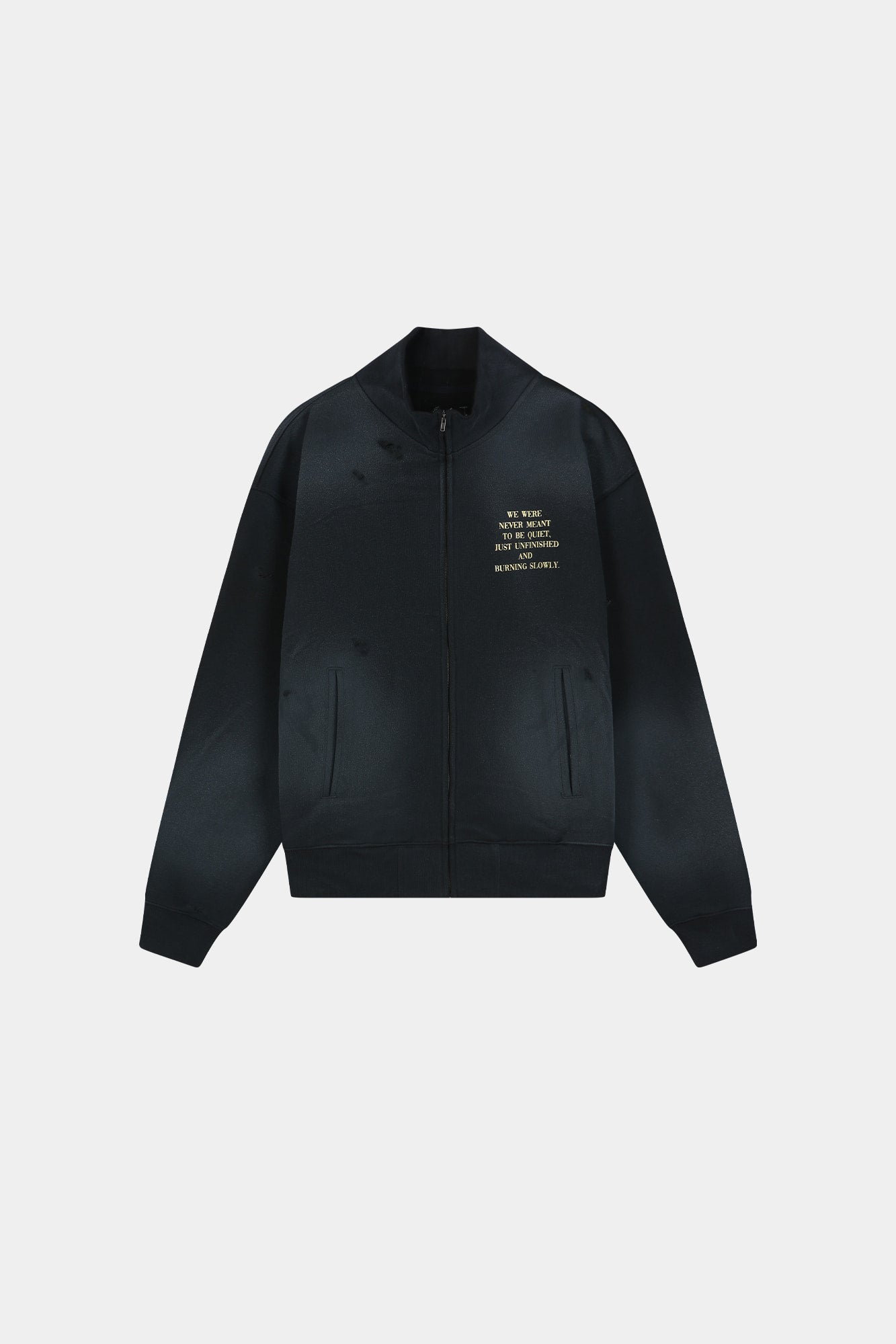 Andersson Bell - Frame 001 High-Neck Zip Up (charcoal) (Charcoal) product image 10 | TRAB K-Fashion Australia