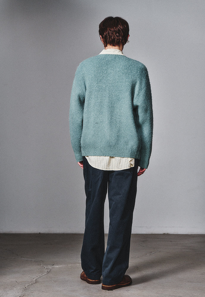 Art if acts - Mohair Round Neck Cardigan (Mint) product image 3 | TRAB K-Fashion Australia