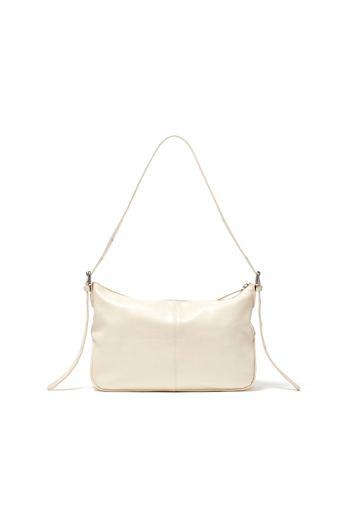 Matin Kim - Double Pocket Shoulder Bag (Cream) product image 5 | TRAB K-Fashion Australia