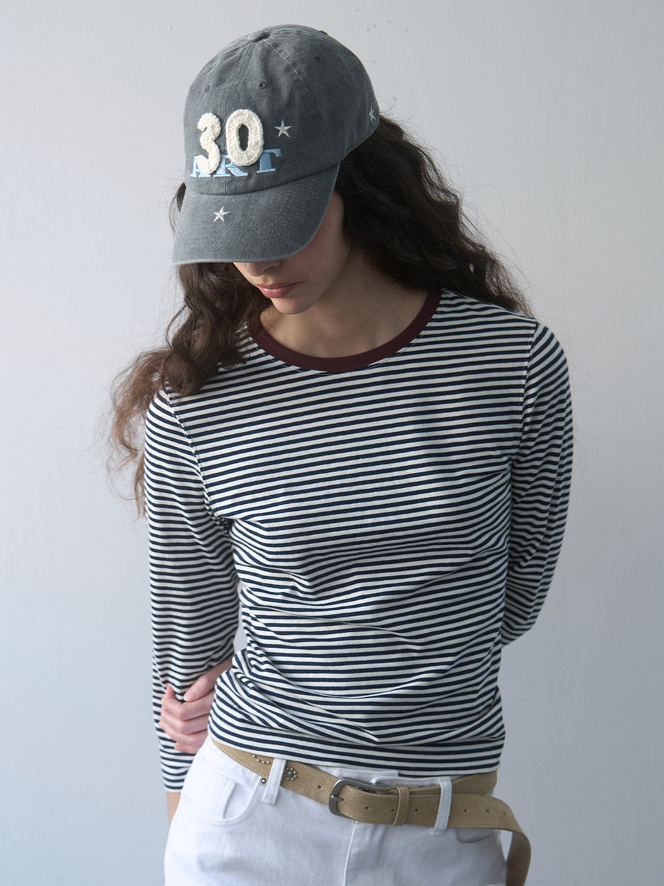 Kijun - Art 30 Cap (Charcoal) product image 5 | TRAB K-Fashion Australia