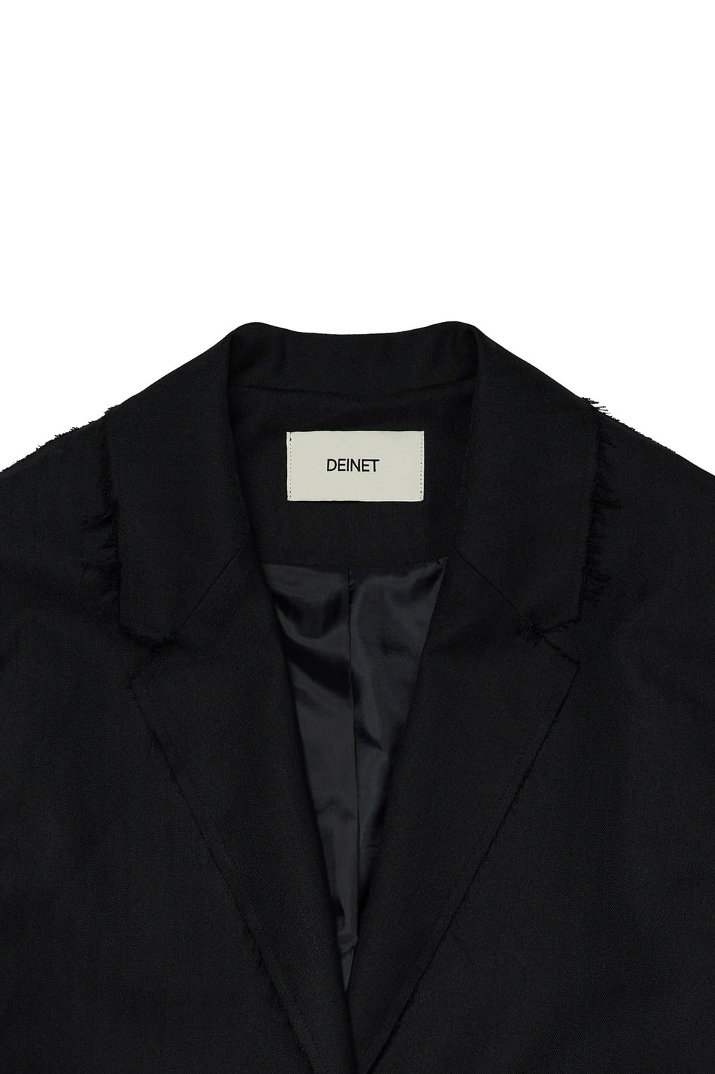 Deinet - Deinet Rough Cut Detail Blazer (Black) product image 14 | TRAB K-Fashion Australia