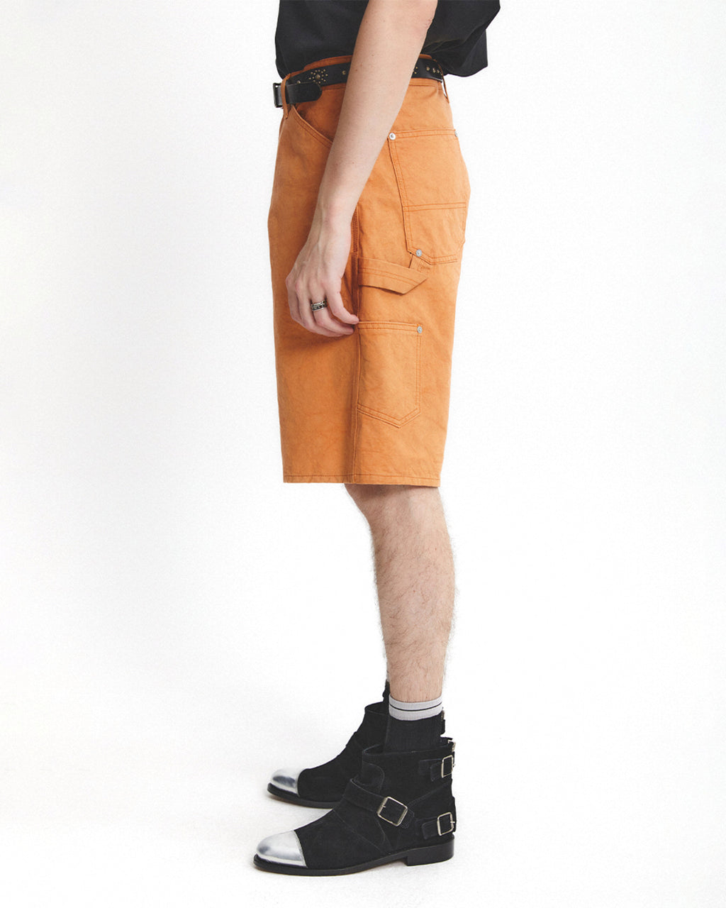 Eastlogue - Carpenter Shorts (Orange) product image 3 | TRAB K-Fashion Australia