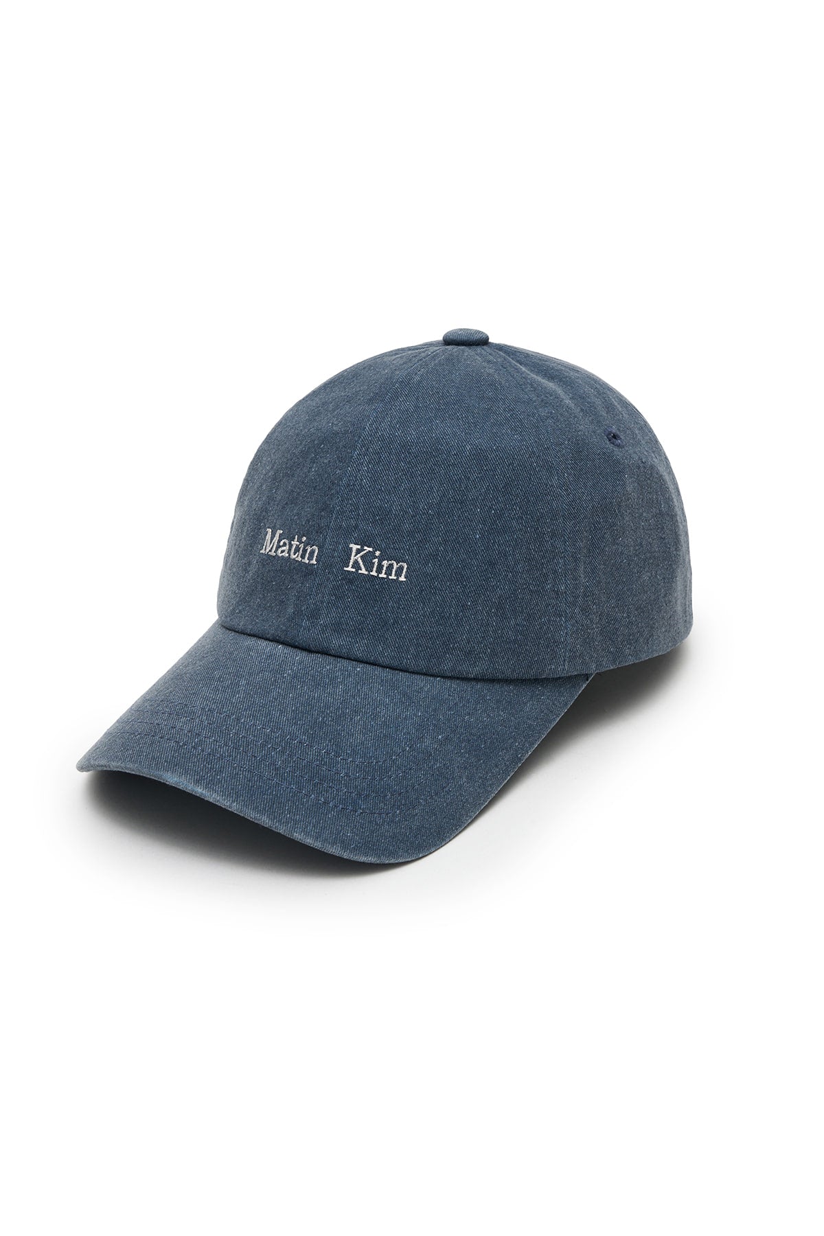 Matin Kim - Matin Mini Classic Logo Ball Cap (Smoke Blue) product image 5 | TRAB K-Fashion Australia