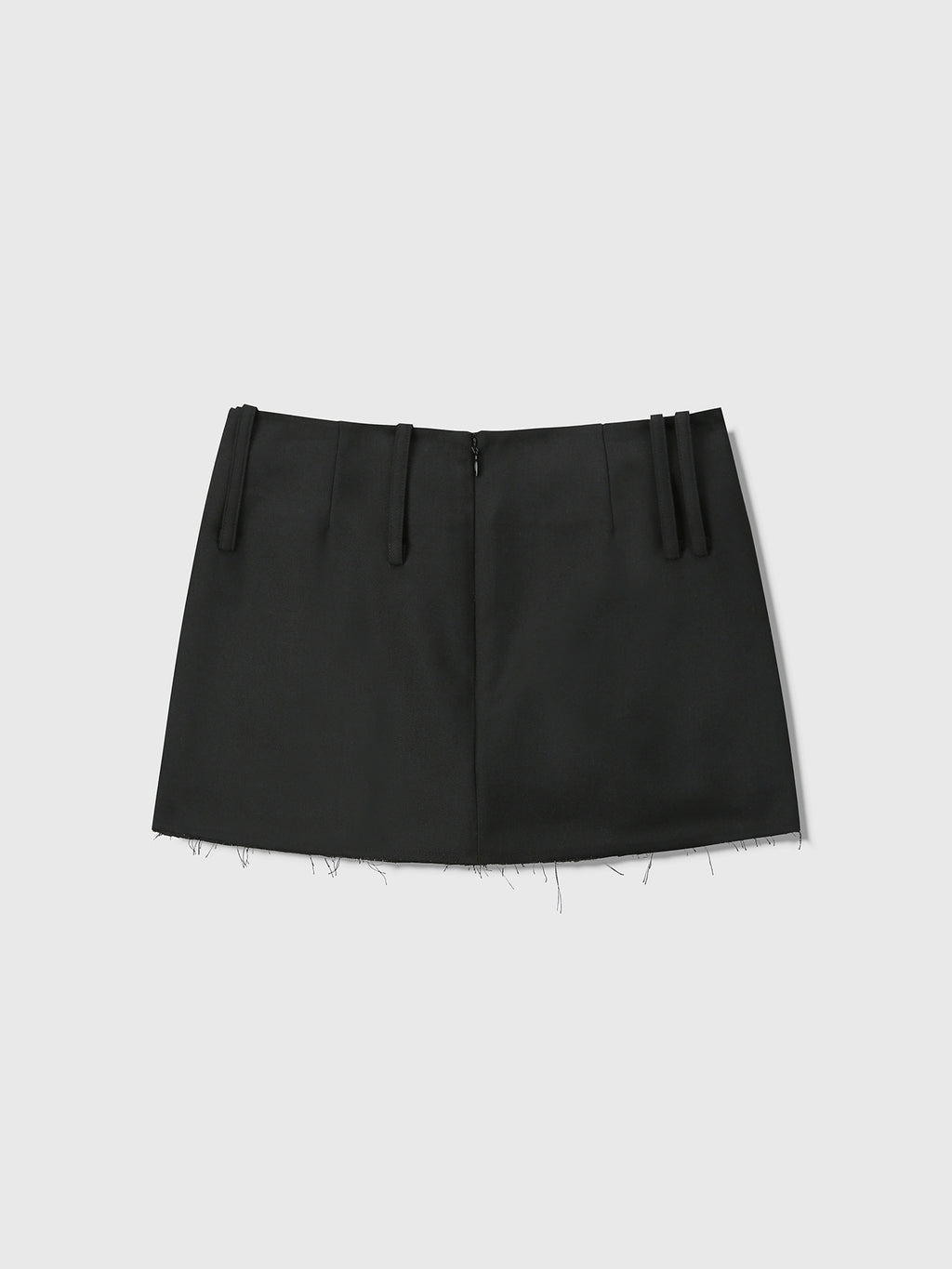 Tonywack - Distressed Wool Mini-Skirt (Black) product image 7 | TRAB K-Fashion Australia
