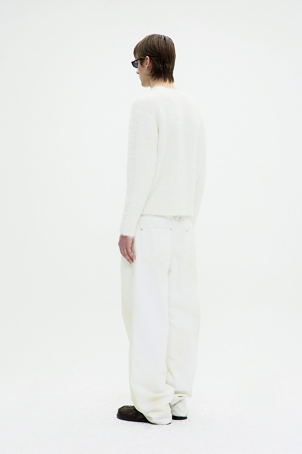 Coor - Maxi Alpaca Blend Hairy Sweater (Ivory) product image 4 | TRAB K-Fashion Australia