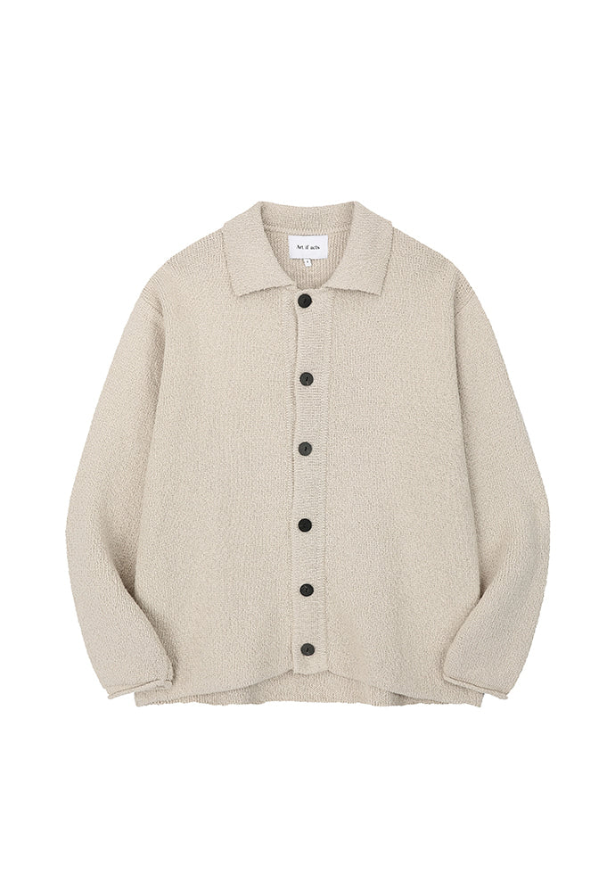 Art if acts - Dewdrop Boucle Knit Cardigan (Cream) product image 5 | TRAB K-Fashion Australia