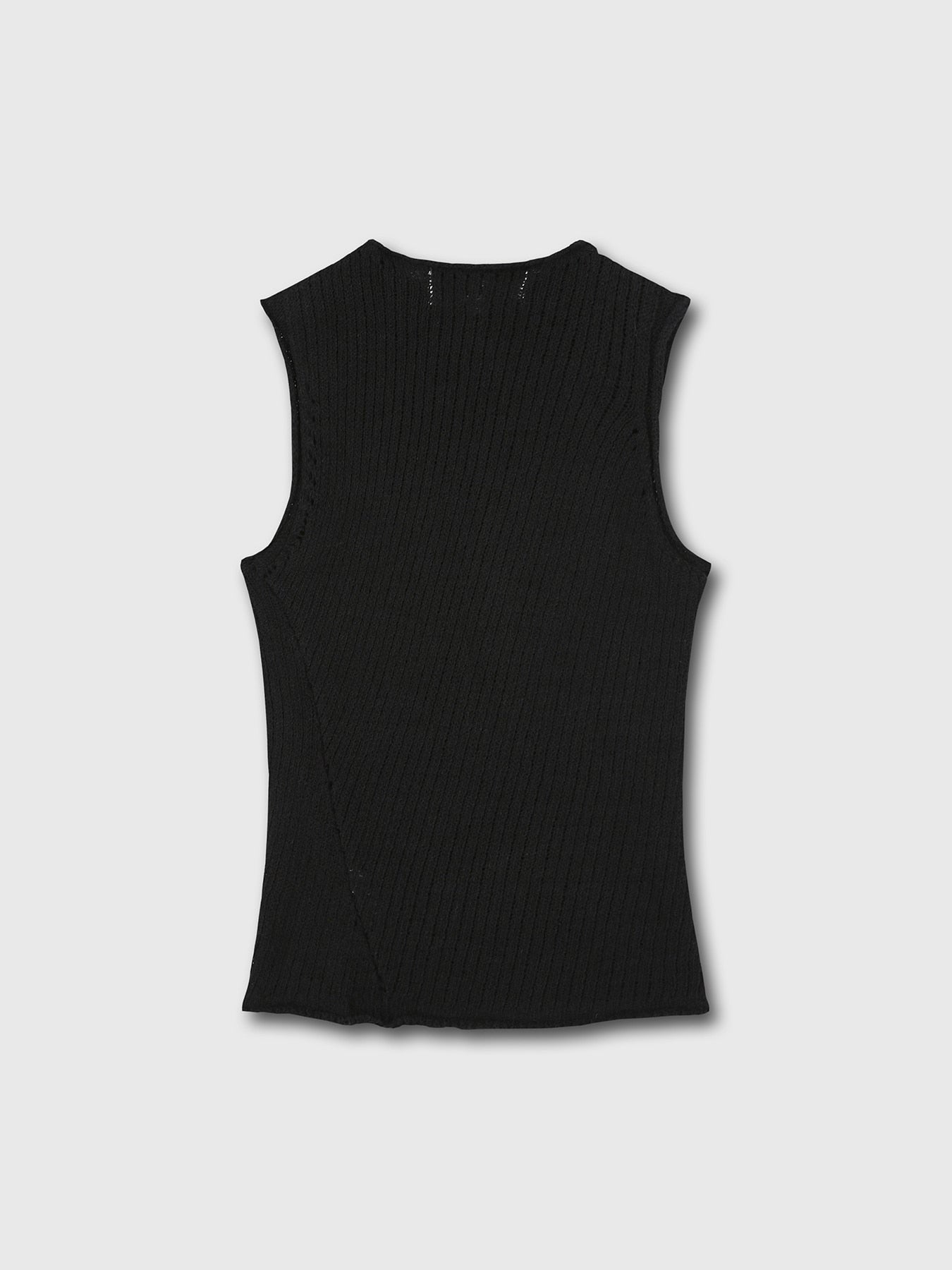 Tonywack - Cotton Twisted Sleeveless Knit (Black) product image 8 | TRAB K-Fashion Australia