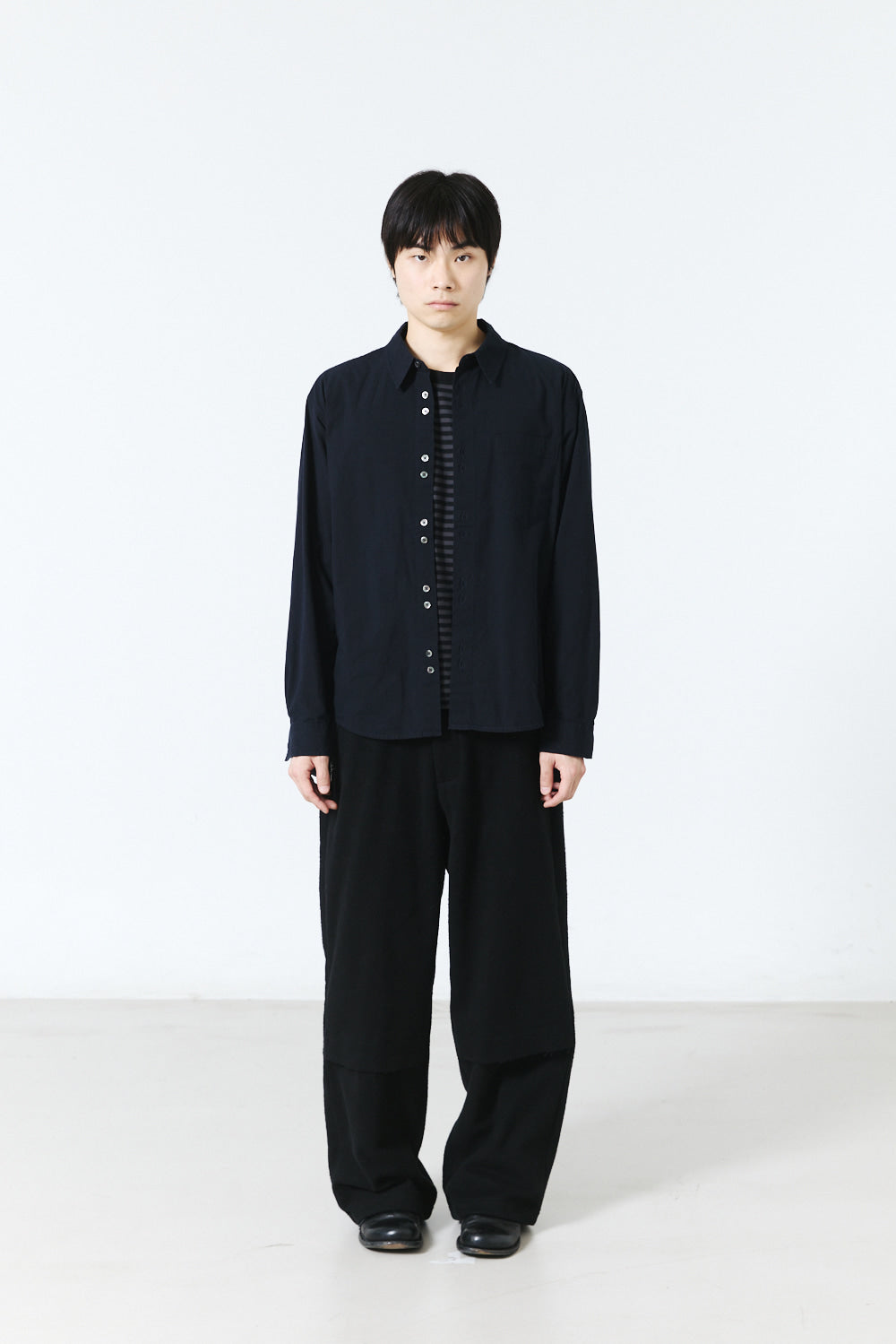 Hatchingroom - Rana Shirt Silk Nep (Black) product image 10 | TRAB K-Fashion Australia