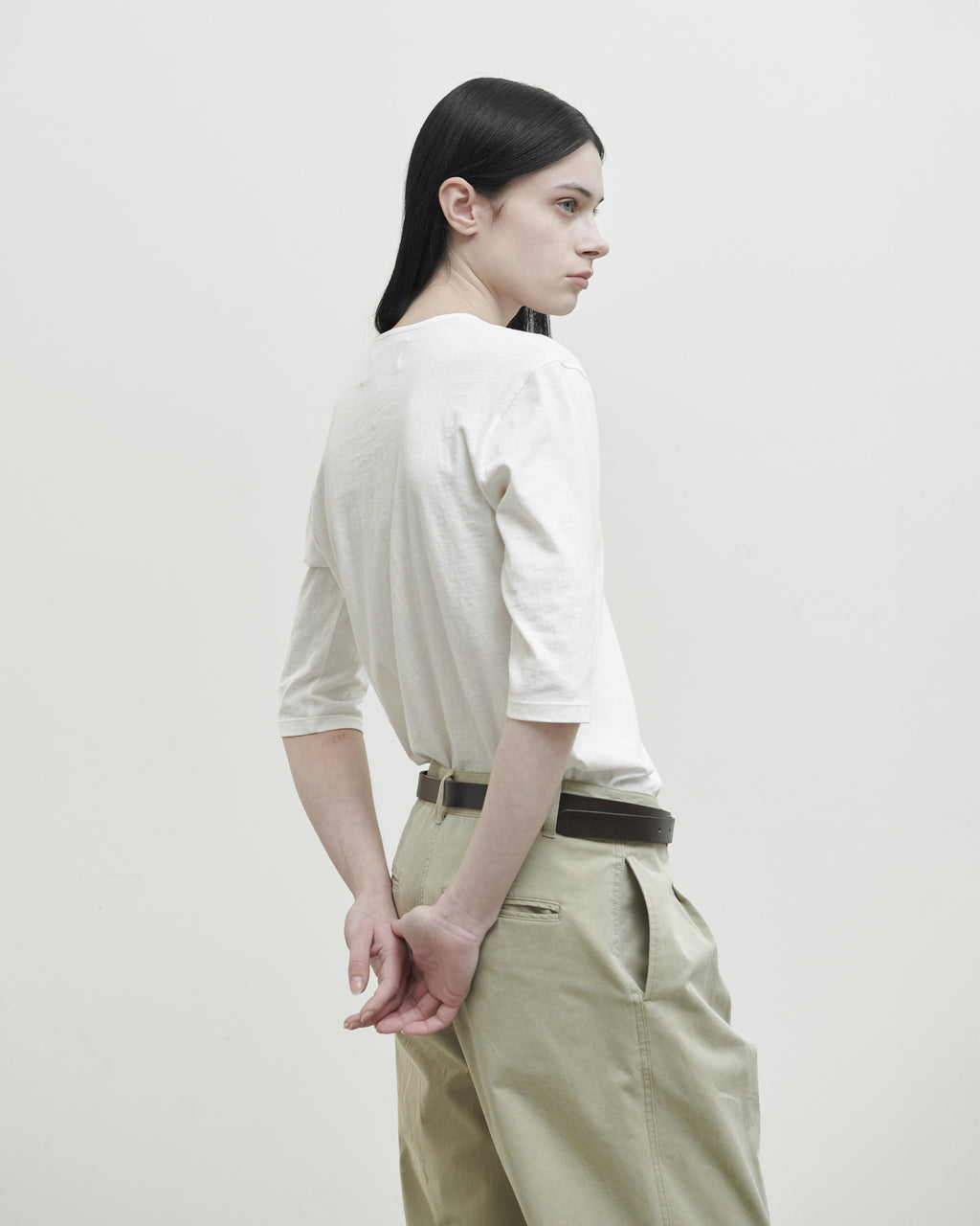 Brownyard - V Neck 3/4 Sleeve (Ivory) product image 2 | TRAB K-Fashion Australia