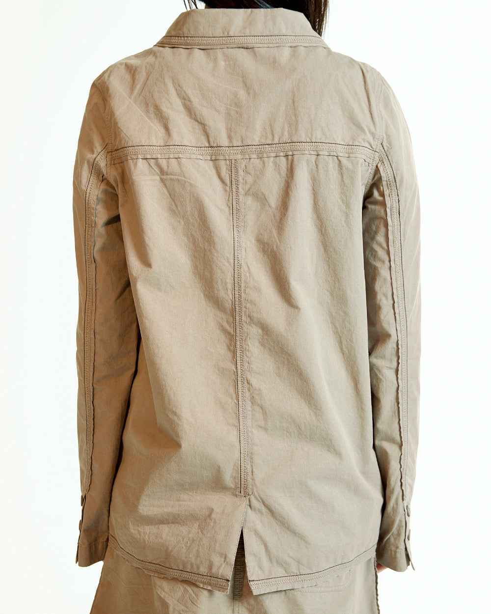 Coyseio - Raw Edge Cotton Jacket (Ash Brown) product image 11 | TRAB K-Fashion Australia