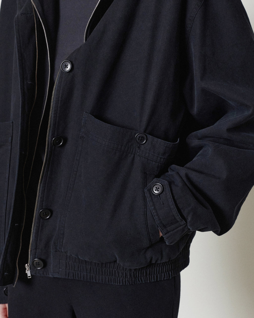 Brownyard - [Pre-Order – Ships September 18] W Washed Explorer Jacket (Black) product image 5 | TRAB K-Fashion Australia