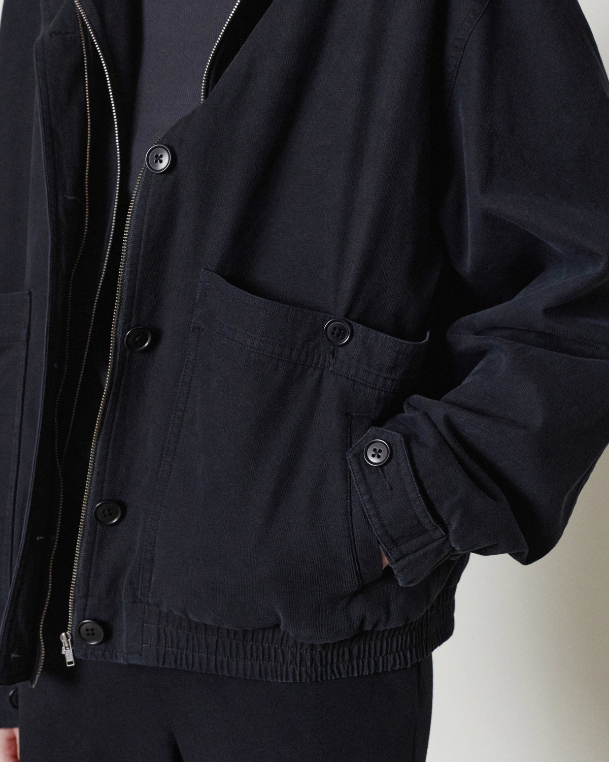 Brownyard - [Pre-Order – Ships September 18] W Washed Explorer Jacket (Black) product image 5 | TRAB K-Fashion Australia
