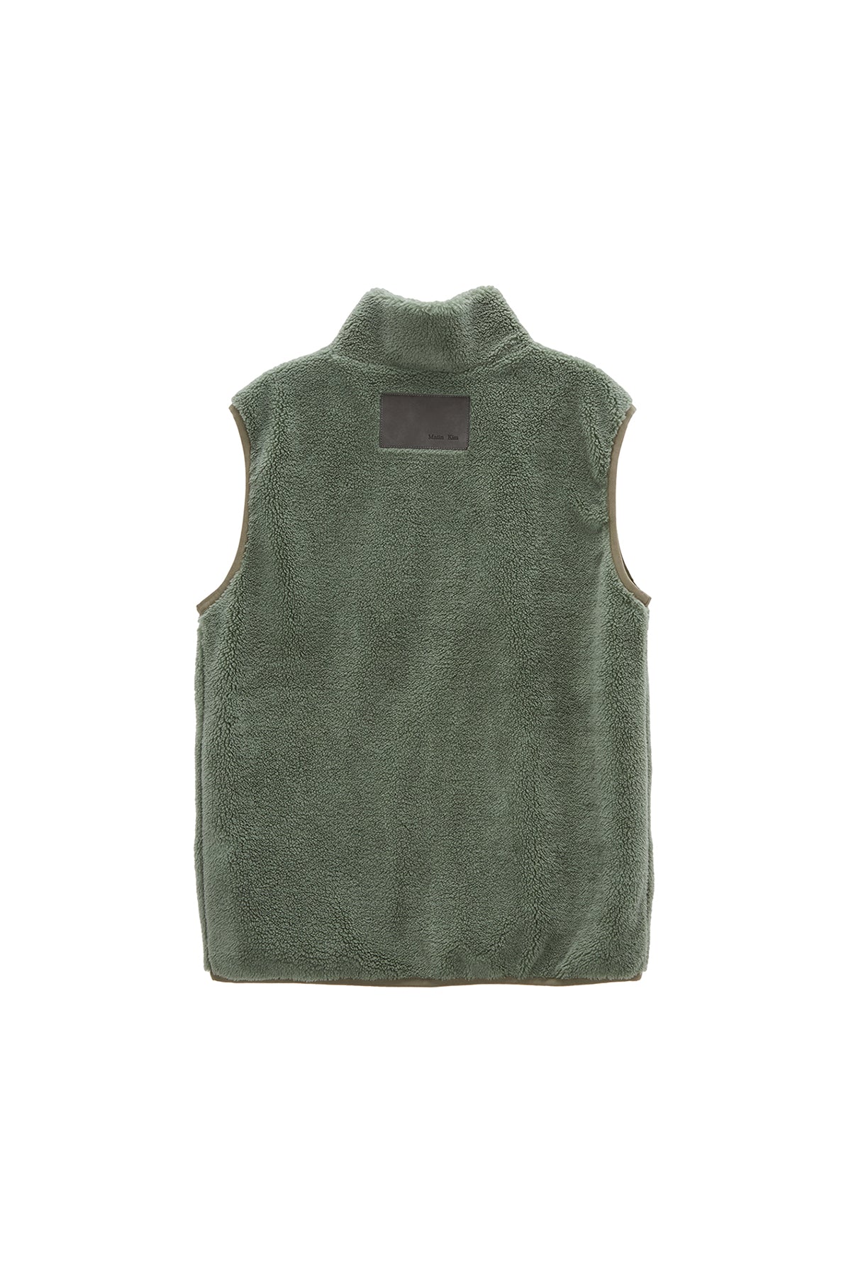 Matin Kim - Round Pocket Fleece Vest (Mint) product image 2 | TRAB K-Fashion Australia