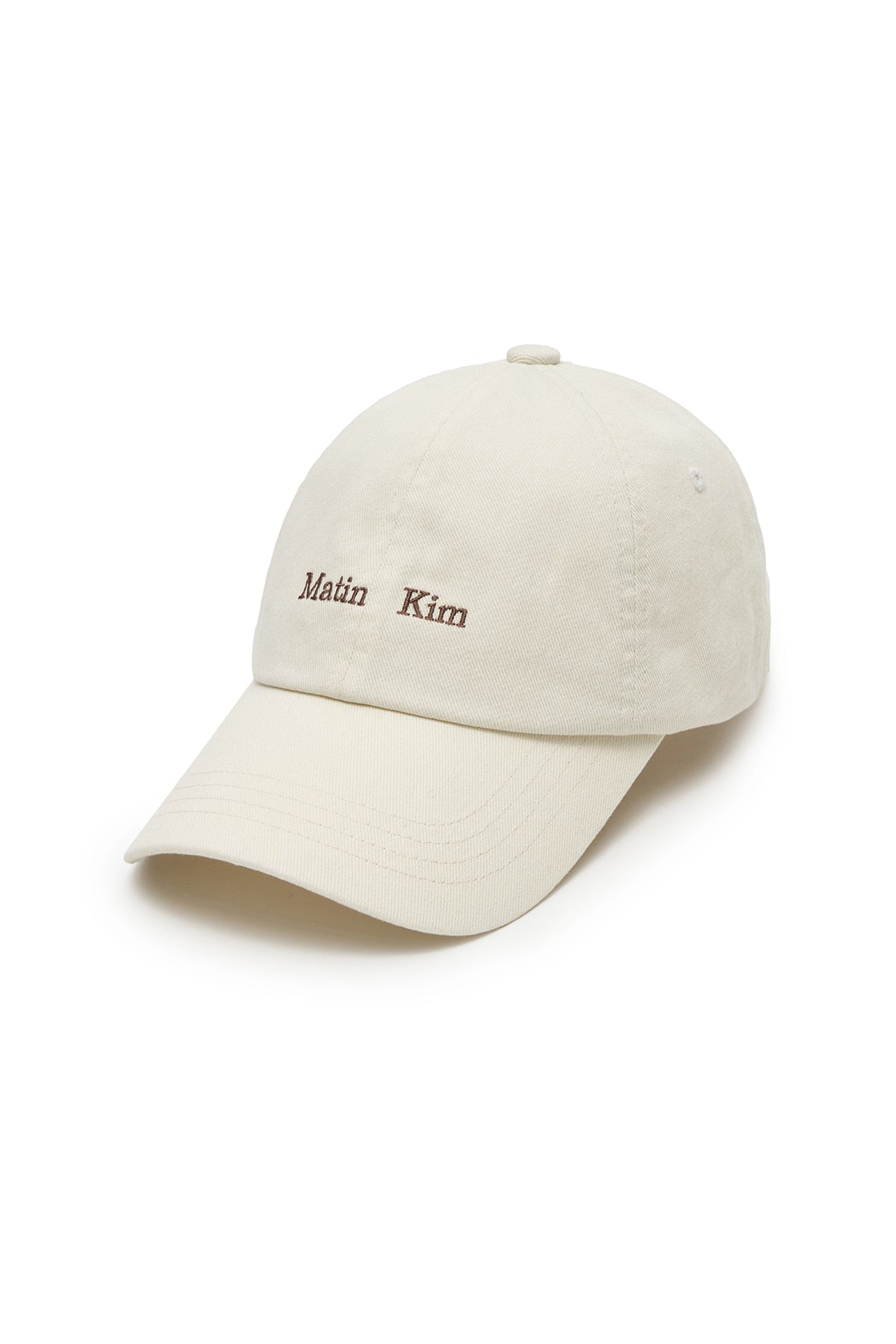 Matin Kim - Matin Mini Classic Logo Ball Cap (Cream) product image 3 | TRAB K-Fashion Australia