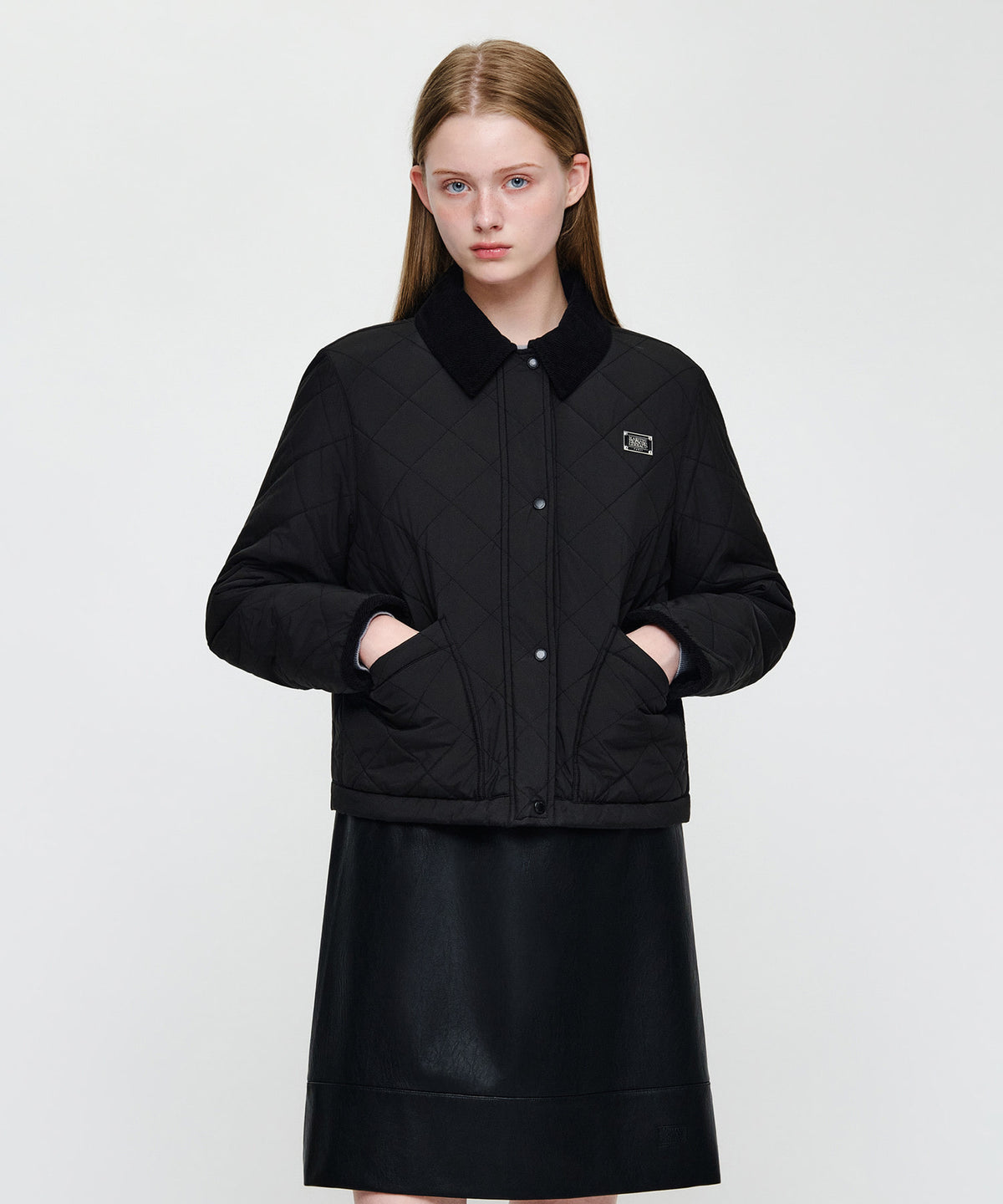 Marithe & Francois Girbaud - Collar Padded Jacket (Black) product image 1 | TRAB K-Fashion Australia