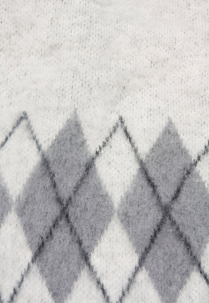 Tonywack - Stiff Mohair Cardigan (Ecru) product image 7 | TRAB K-Fashion Australia