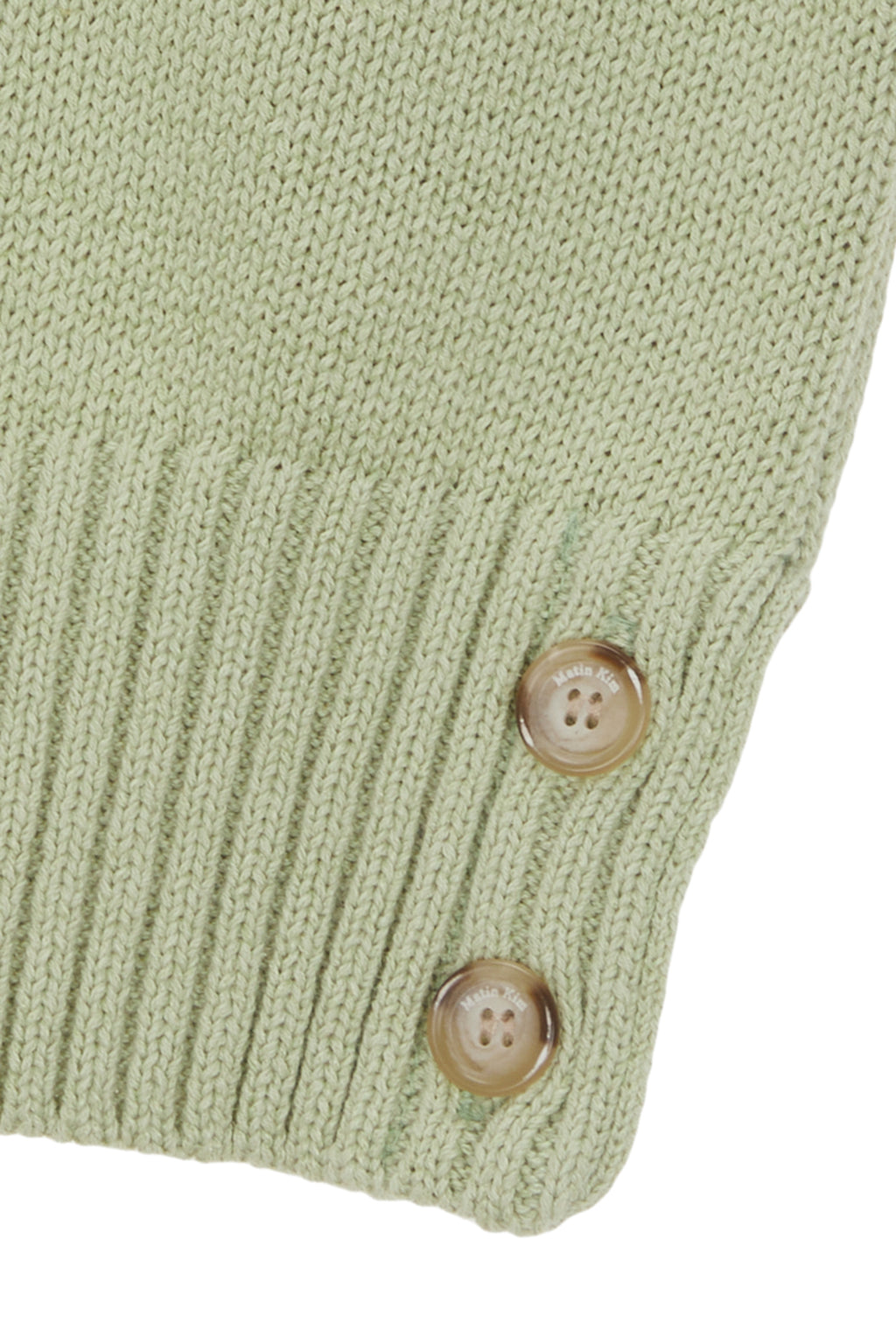 Matin Kim - Damage Round Half Cardigan (Light Green) product image 4 | TRAB K-Fashion Australia