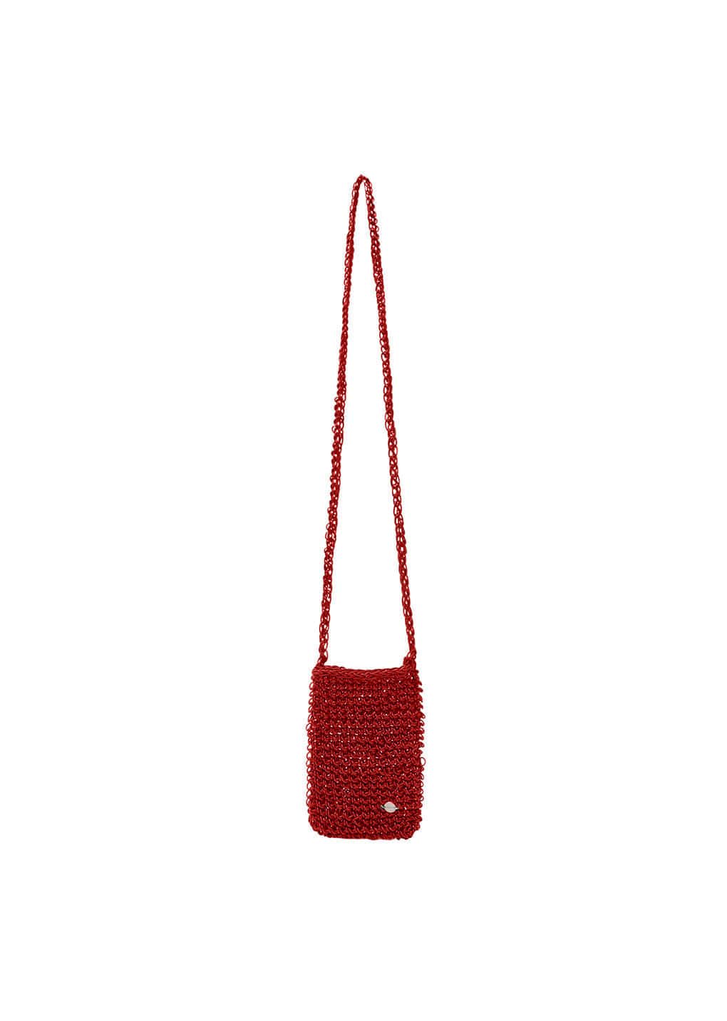 Amomento - Mini Handmade Leather Net Bag (Red) product image 2 | TRAB K-Fashion Australia