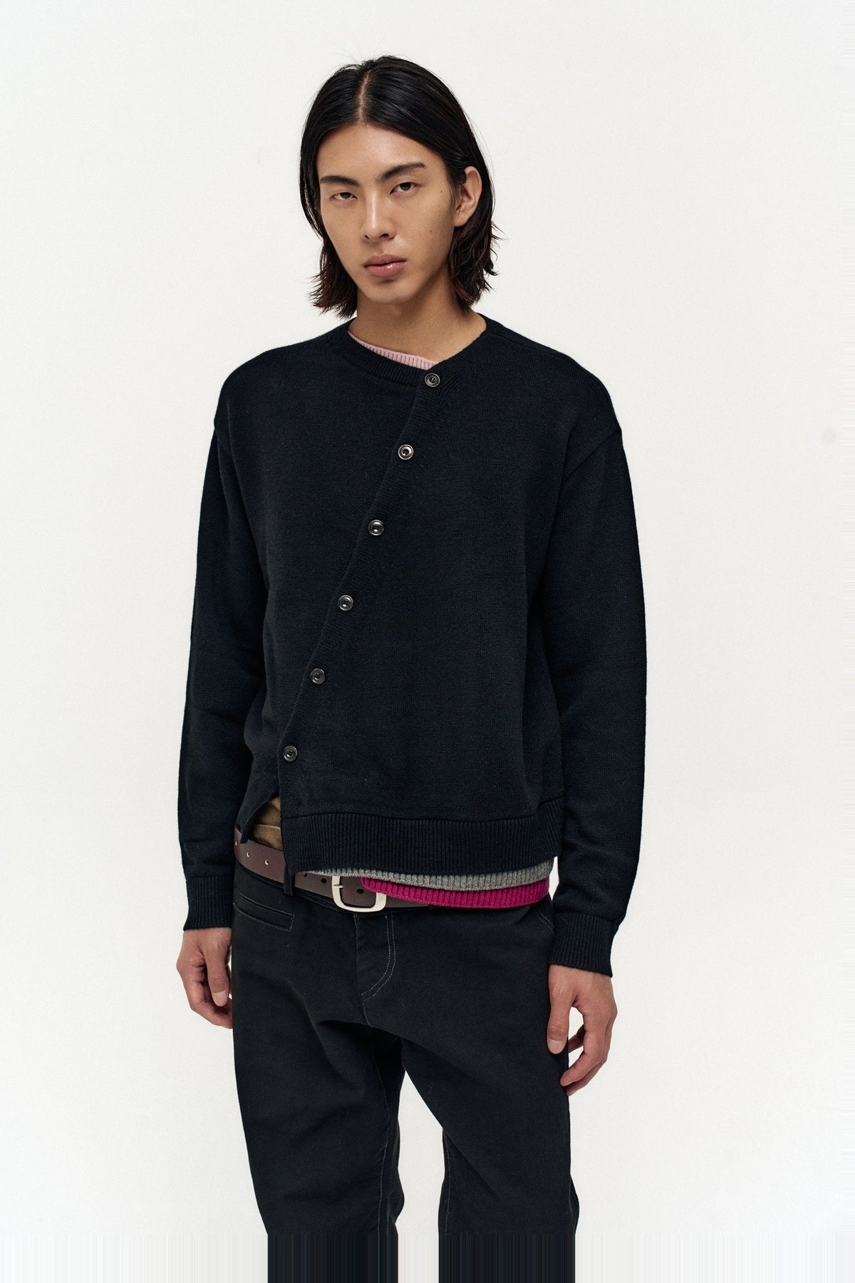 Andersson Bell - Layered Cardigan (Black) product image 5 | TRAB K-Fashion Australia