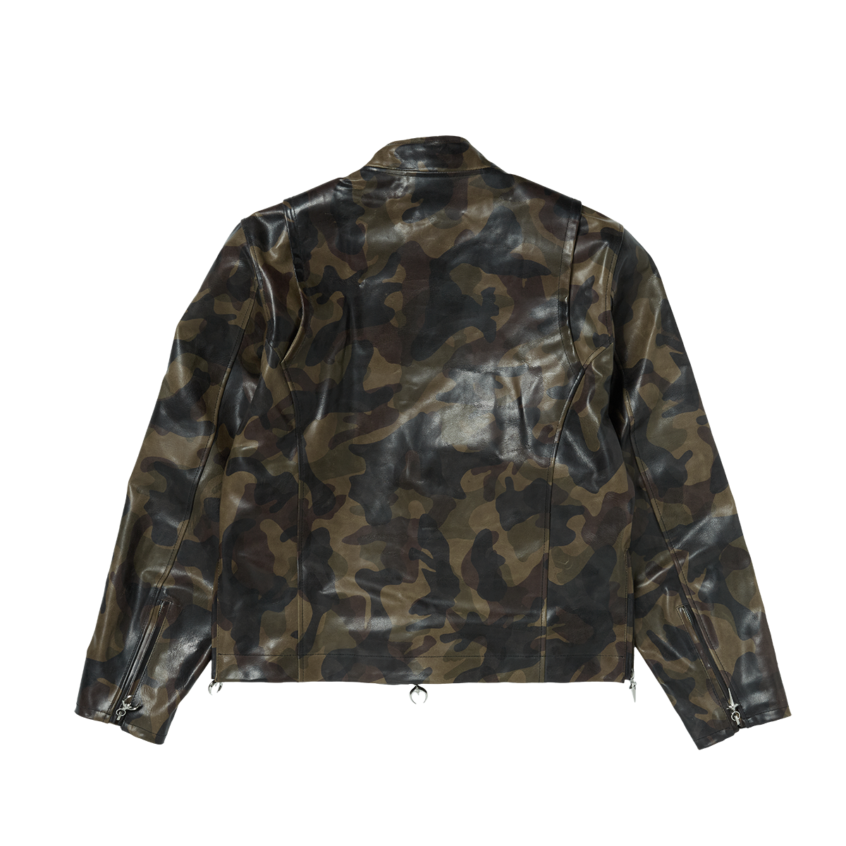 Thug Club - Leather Jacket (Dark Camo) product image 2 | TRAB K-Fashion Australia