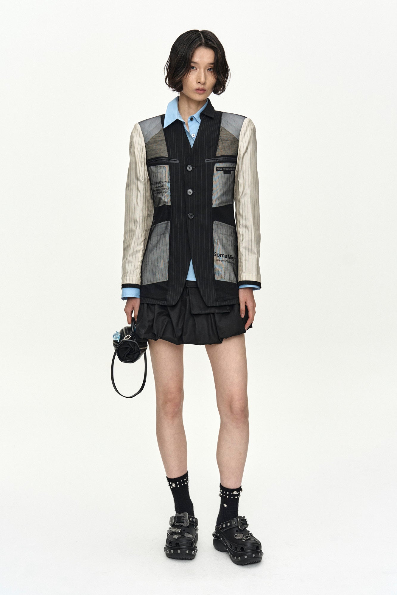 Andersson Bell - Reversible Inside-Out Blazer (Black) product image 2 | TRAB K-Fashion Australia