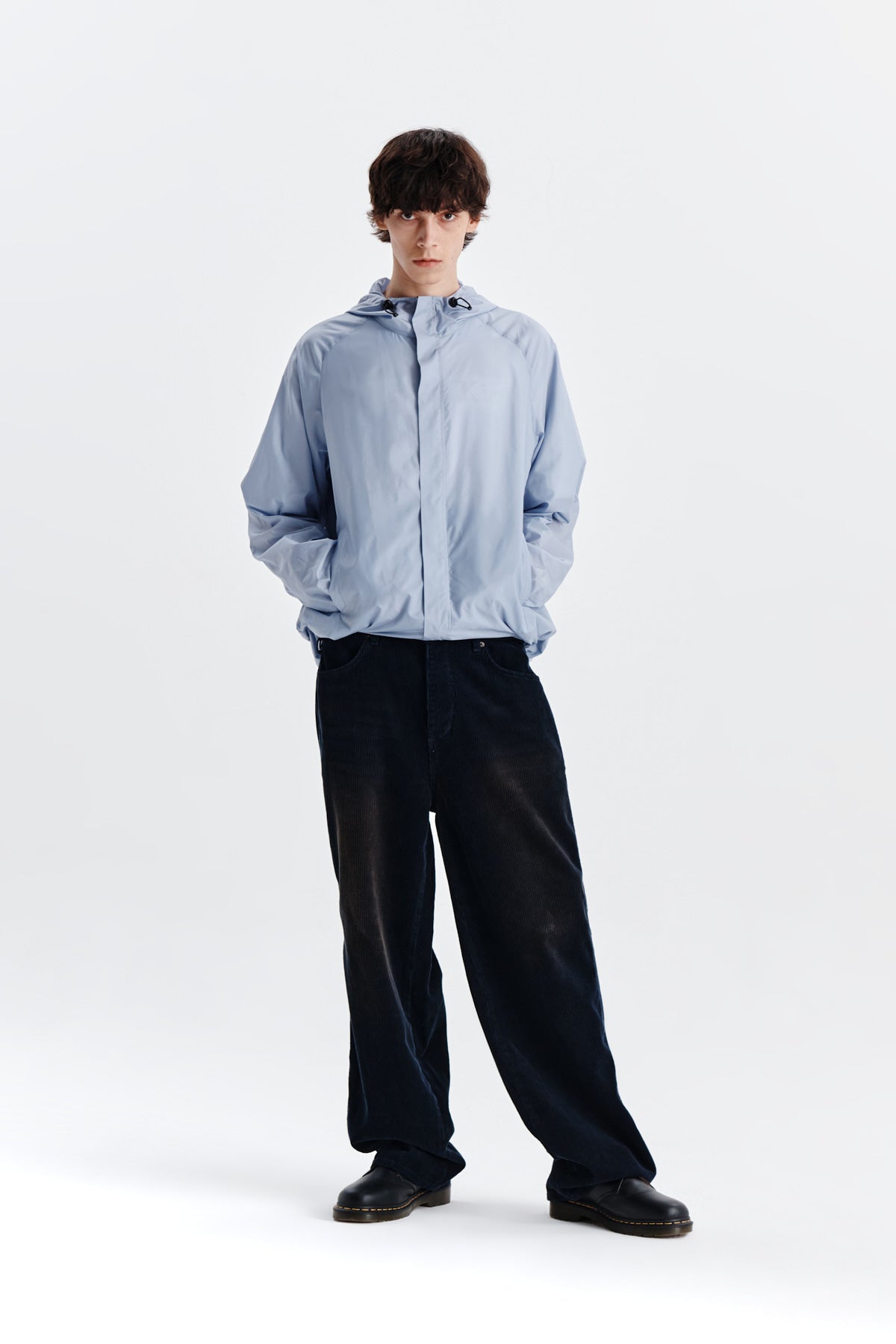 Matin Kim - Light Hoody Windbreaker (Blue) product image 8 | TRAB K-Fashion Australia