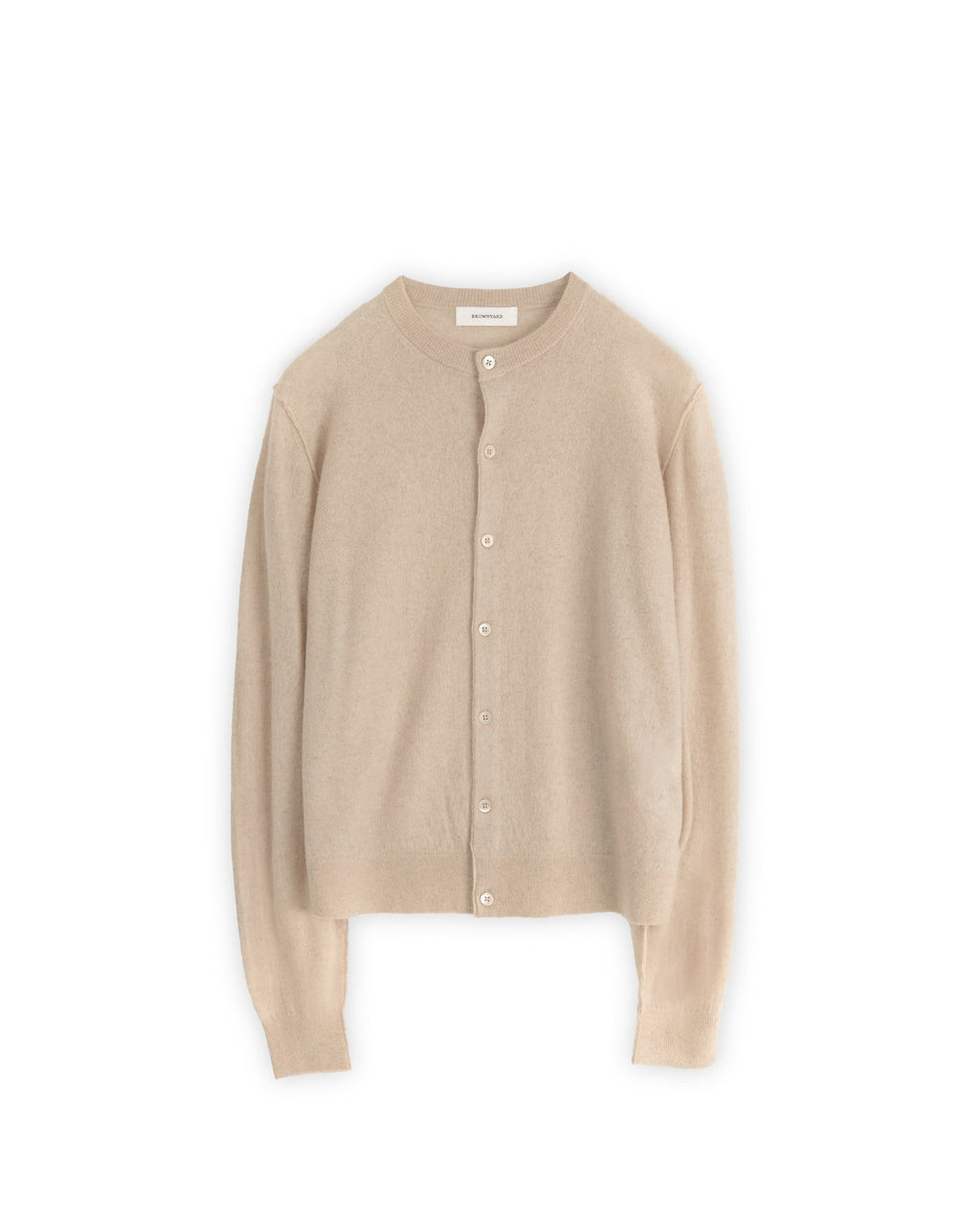 Brownyard - Soft Round Cardigan (Beige) product image 5 | TRAB K-Fashion Australia