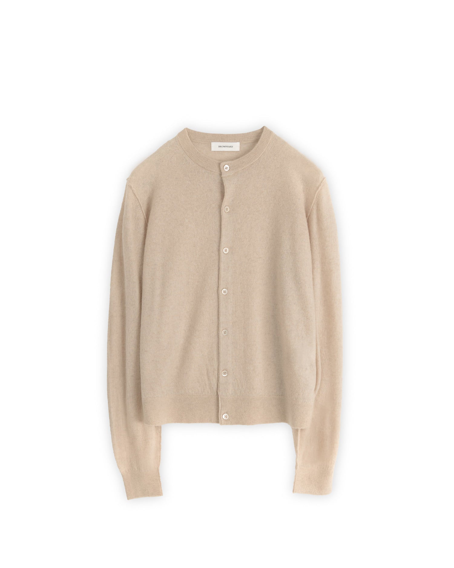 Brownyard - Soft Round Cardigan (Beige) product image 5 | TRAB K-Fashion Australia