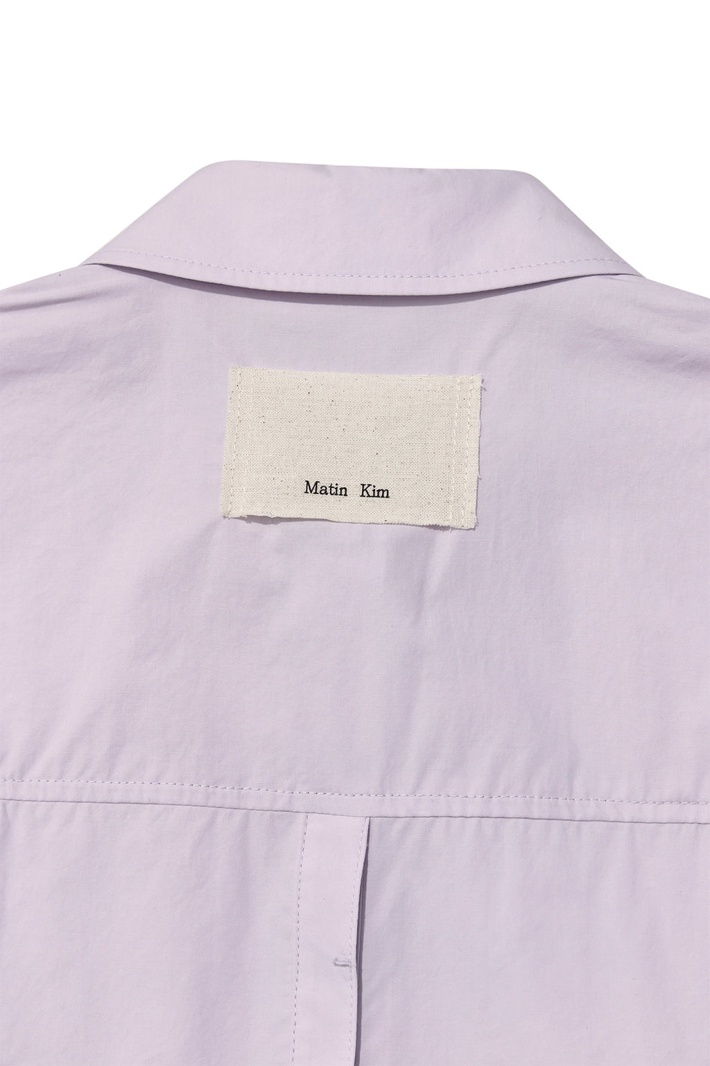 Matin Kim - Back Button Point Shirt (Lilac) product image 5 | TRAB K-Fashion Australia