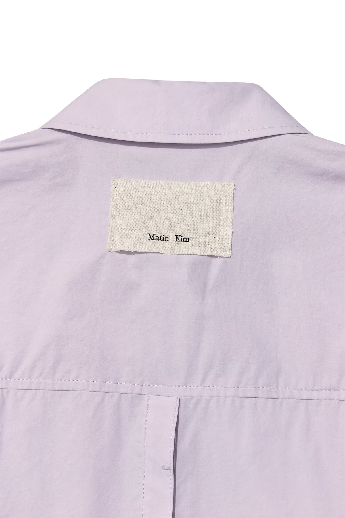 Matin Kim - Back Button Point Shirt (Lilac) product image 5 | TRAB K-Fashion Australia