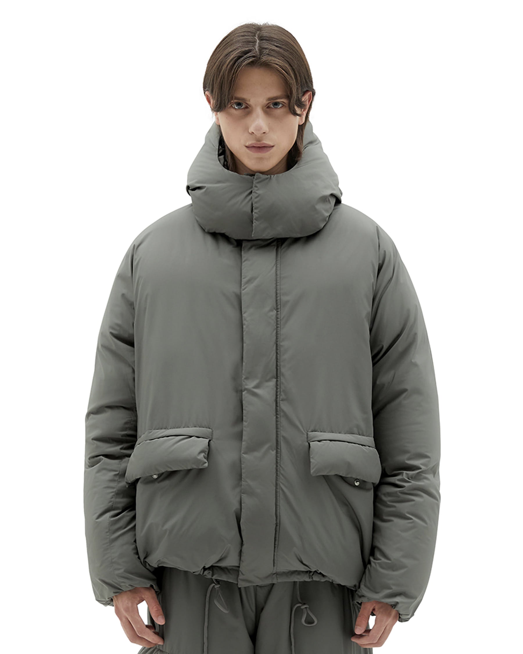 Brownyard - Utility Goose Down Parka (Olive Grey) product image 1 | TRAB K-Fashion Australia