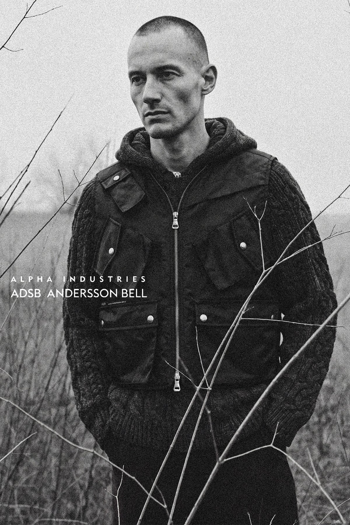 Andersson Bell - Andersson Bell X Alpha Industries Flight Vest (Black) product image 1 | TRAB K-Fashion Australia