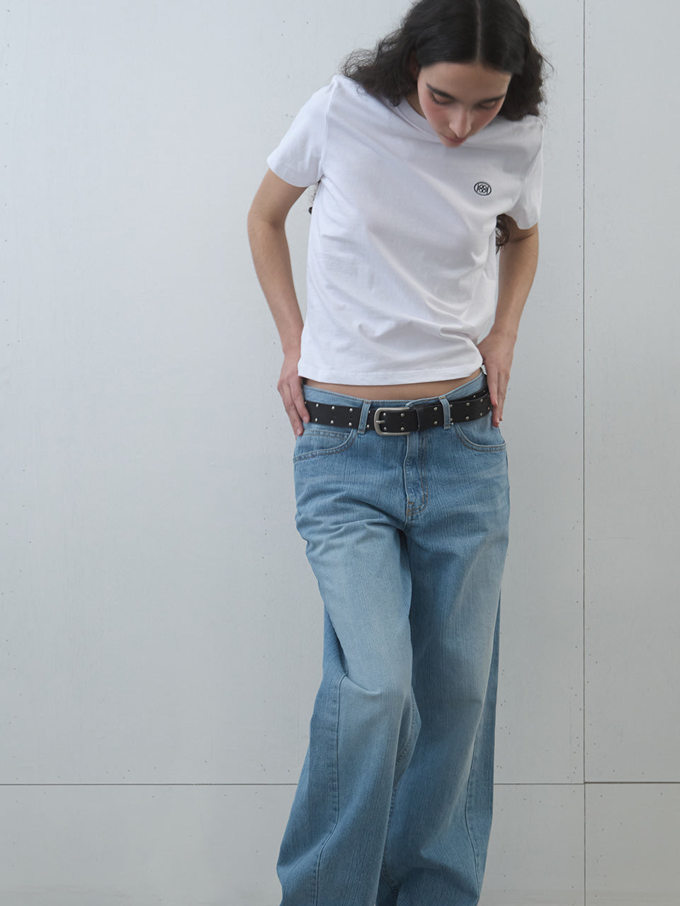Kijun - Washed Relaxed Fit Jeans (Blue) product image 3 | TRAB K-Fashion Australia