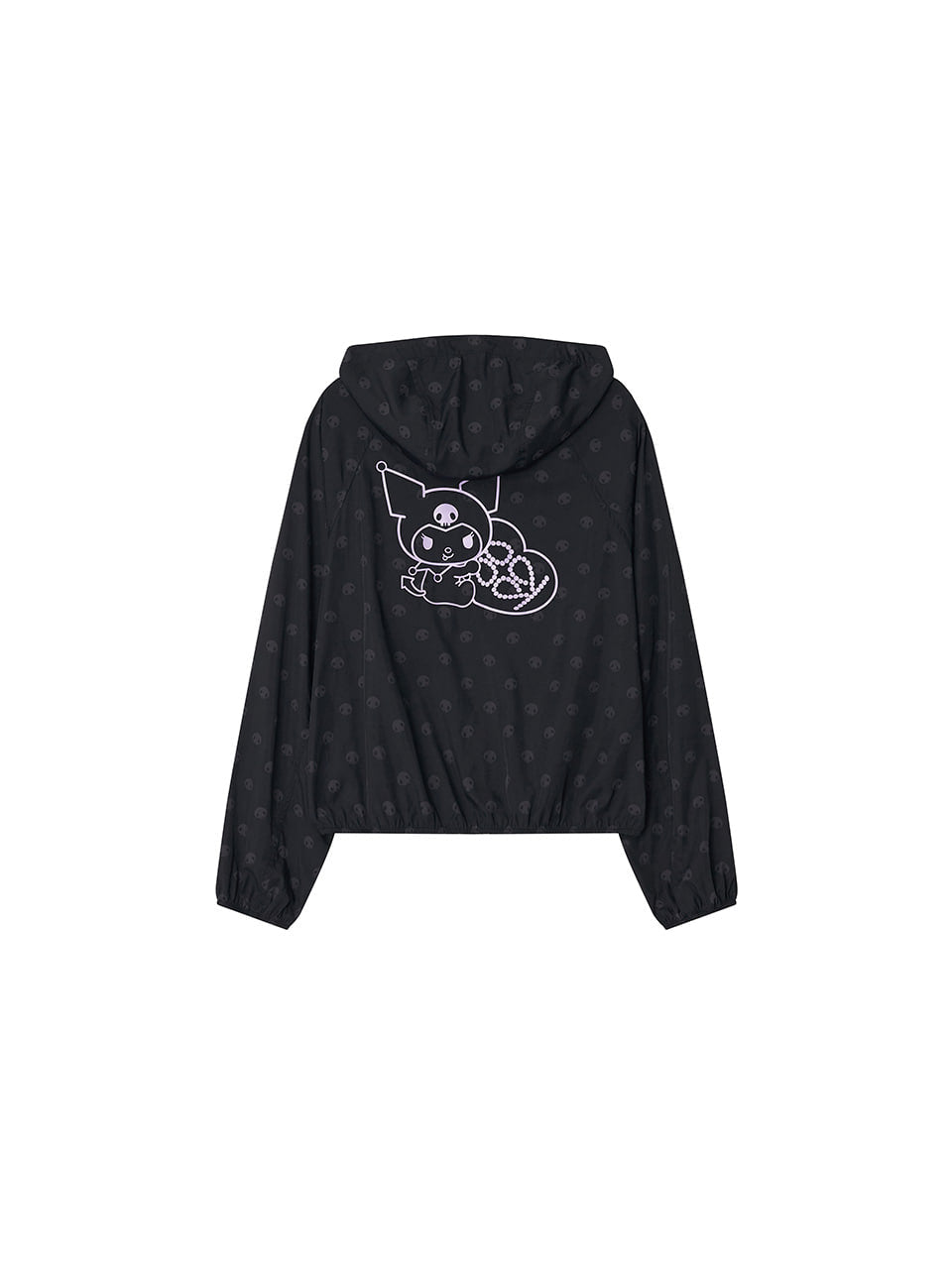 Kijun - Kuromi Shadow Windbreaker (Black) product image 9 | TRAB K-Fashion Australia