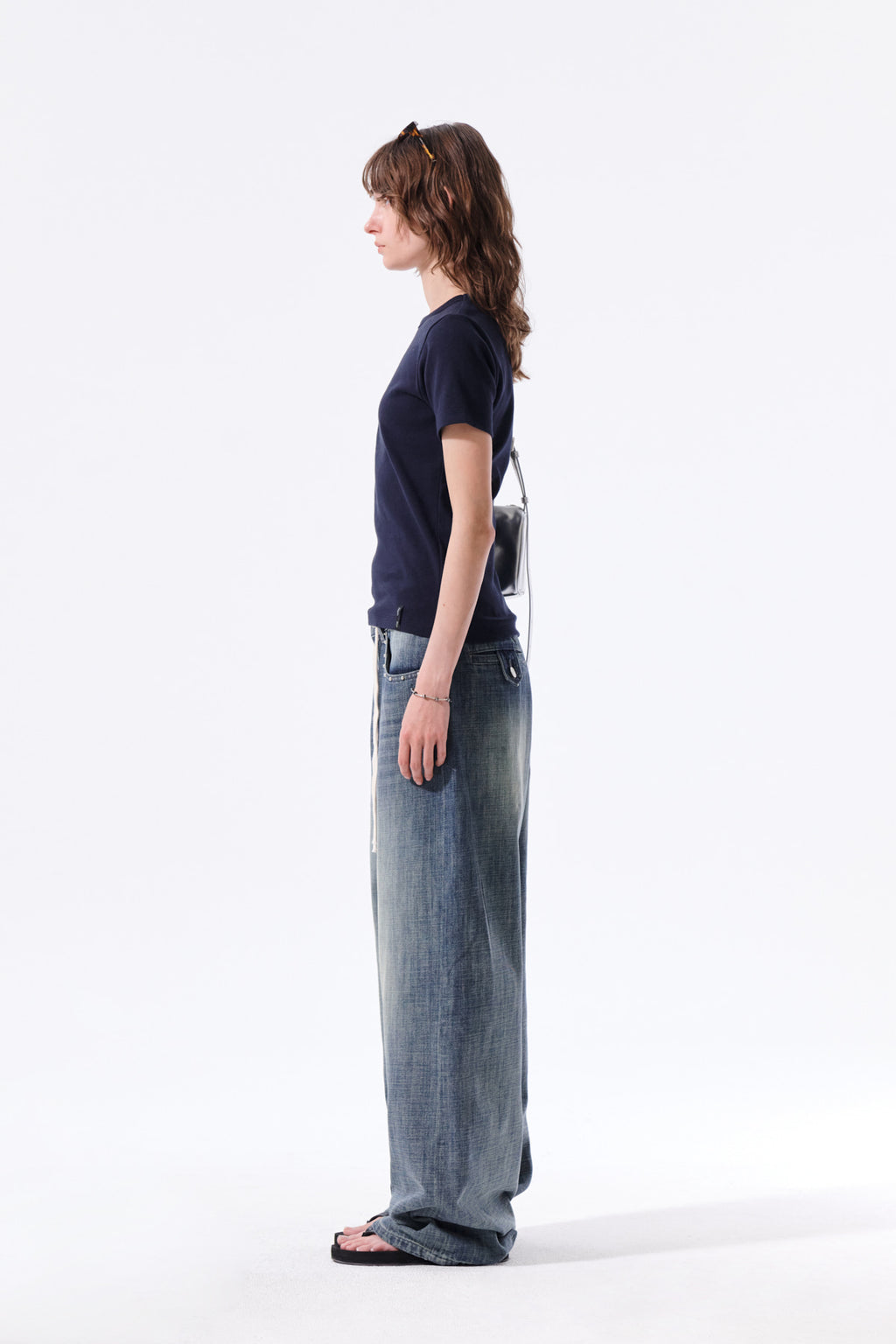 Matin Kim - Stud Point Denim Pants (Blue) product image 8 | TRAB K-Fashion Australia