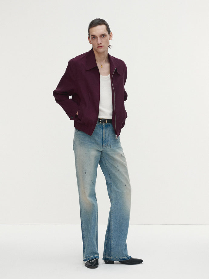 Tonywack - Flared-Leg Reconstructed Denim Jeans (Washed Light Blue) product image 6 | TRAB K-Fashion Australia