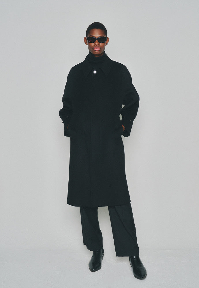 Tonywack - Cashmere Mac Over Coat (Black) product image 5 | TRAB K-Fashion Australia