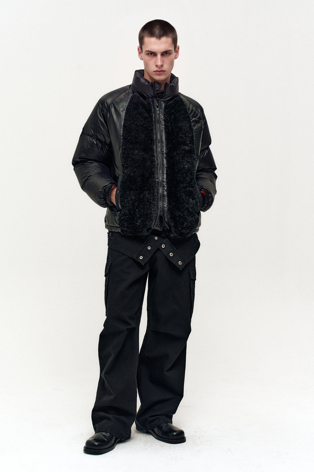 Andersson Bell - Triple Patch Puffer Down Jacket (Black) product image 10 | TRAB K-Fashion Australia